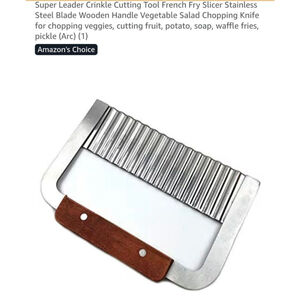 Super Leader Crinkle‎ Cutting Tool One Size Silver Brown